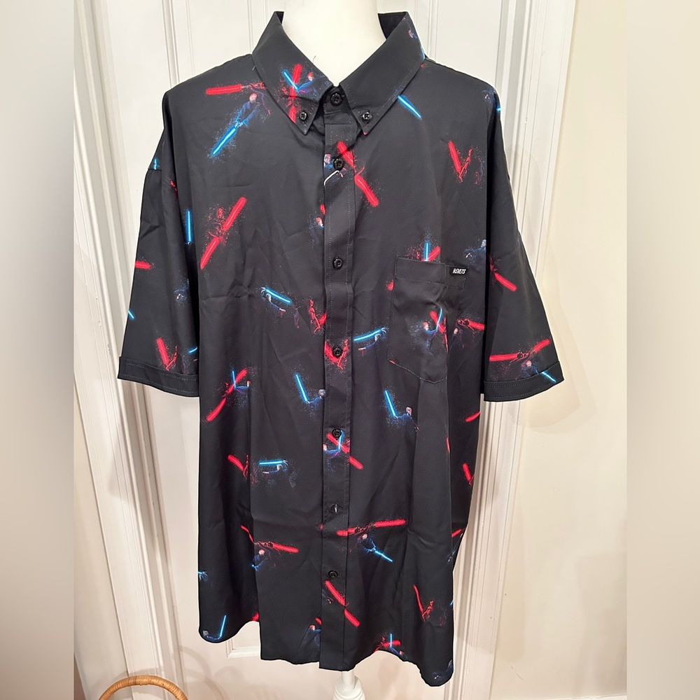 NWT RSVLTS Star Wars “Duel of the Fates” Kunuflex shirt men’s size 3XL